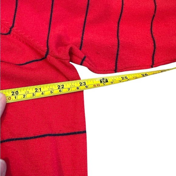 One A Red Striped Sweater Size 2X Preppy Minimalist Oversized Fall
A179 - Picture 2 of 5